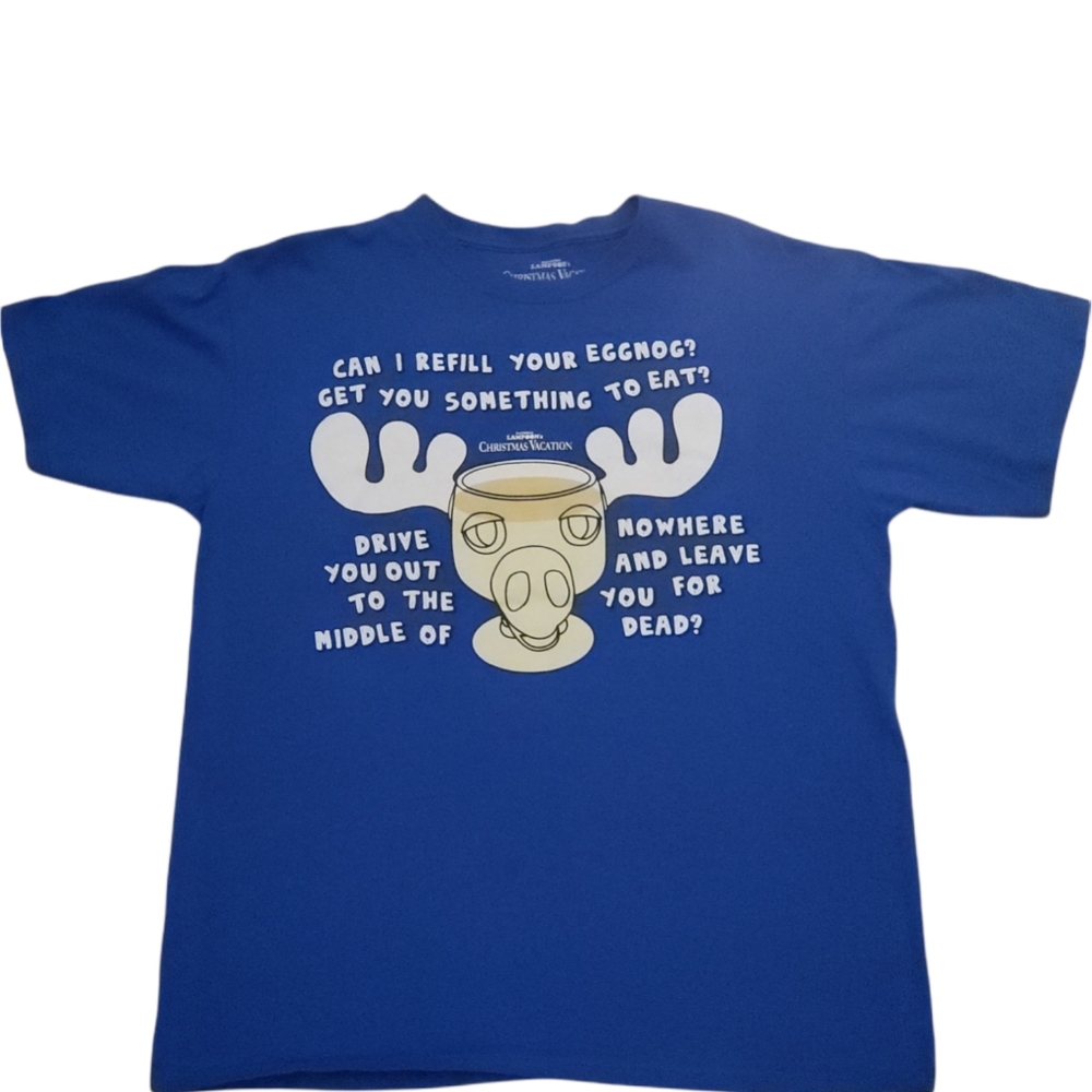 Vintage National Lampoon Christmas Vacation Eggnog Quote T-Shirt
